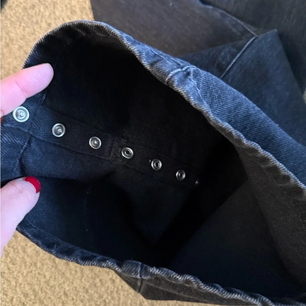 Tibi High Rise Black Jeans - Picture 5 of 7